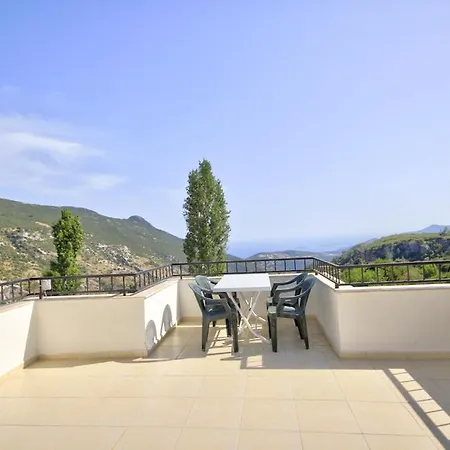 Kalkan'da Deniz Manzarali, 10 Kisilik Havuzlu Villa Kaş